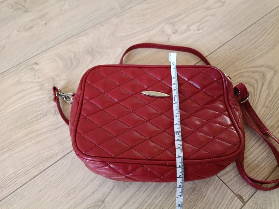 Torebka damska mała kolor bordowy