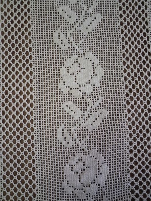 Colcha de renda de casal