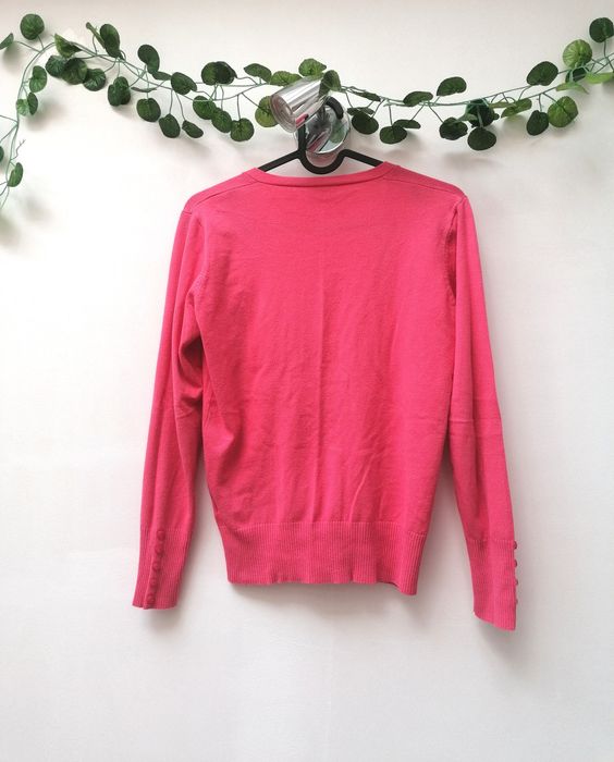 Casaco de Malha Rosa