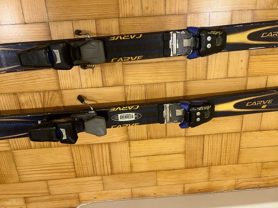 Skis Head 160 CARVE + Bastões +Saco de transporte