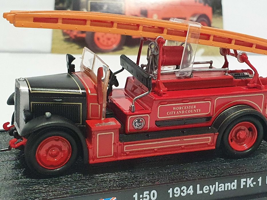 Auto straz pożarna 1934 LEYLAND FK-1 UK skala 1/50 Nowe
