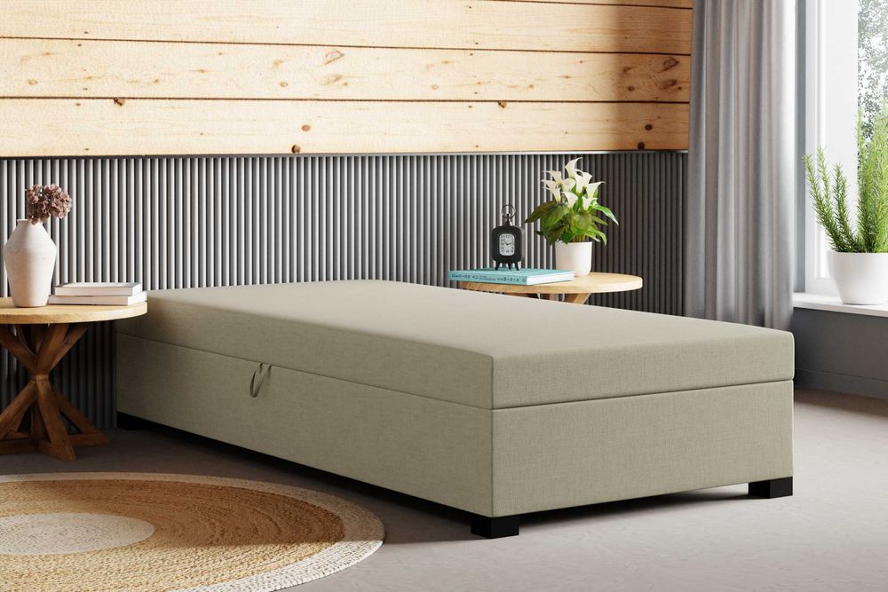 Tapczan jednoosobowy łóżko sofa wersalka pojemnik+materac wysyłka!