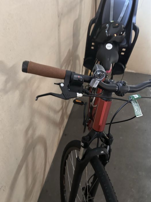 Riverside bicicleta de trakking de 2023 com cadeira de criança