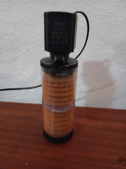 Material para aquário - lâmpada, filtro, bomba e termômetro