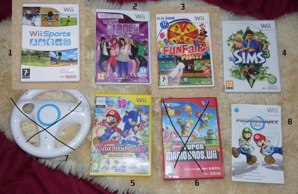 Диски и аксессуары для Nintendo Wii - оригинал