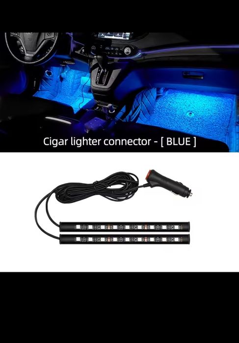 Luzes led para interior do automóvel