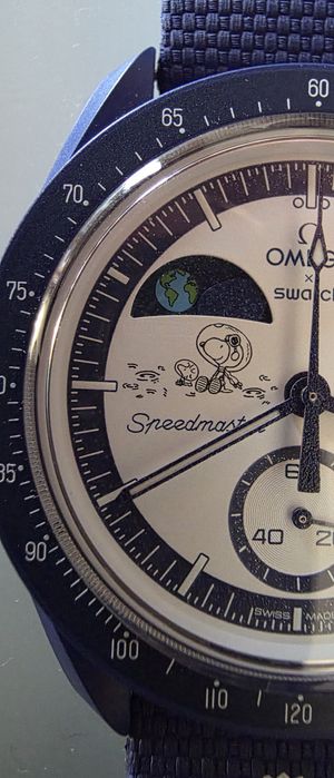 Relogio OMEGA x Swatch Speedmaster Moonswatch Mission to Earthphase