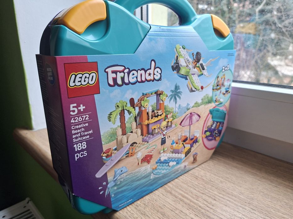 LEGO® 42672 Friends - Kreatywna walizka plażowa