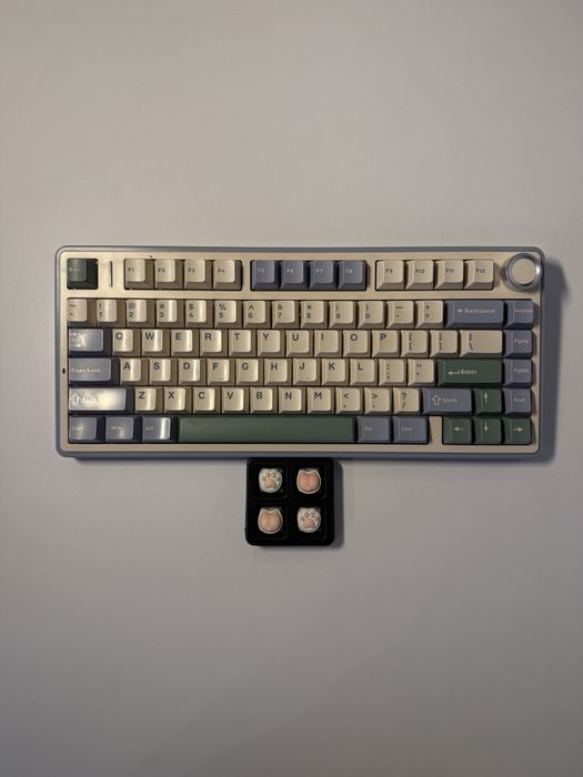 Клавіатура AULA F75 Green механічна бездротова 75% + кейкапи