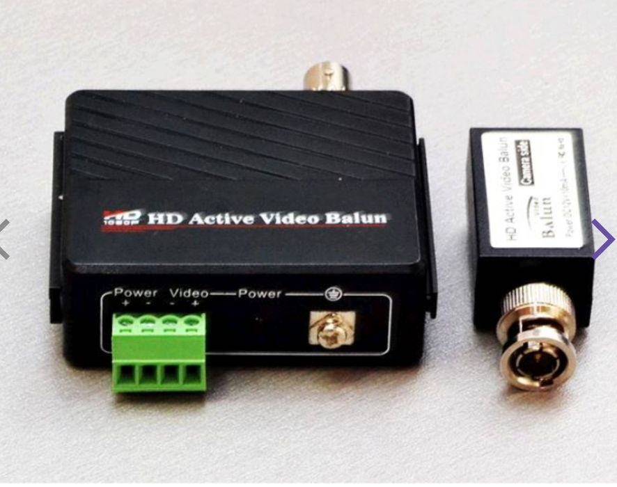 Активный приемопередатчик аналогового видеосигнала. Балуны