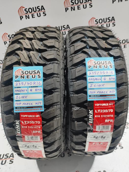 2 pneus novos Ilink 235-70R16 Oferta da Entrega