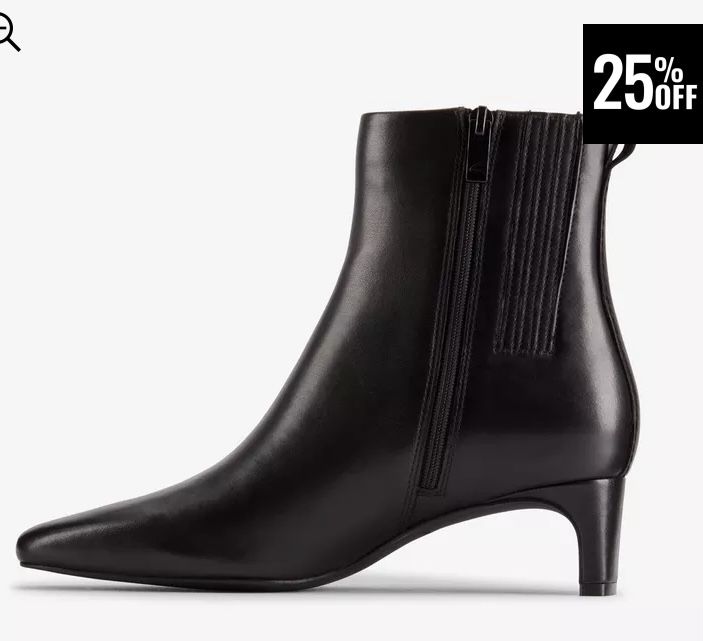 Женские кожаные ботинки ботильоны Clarks p 40