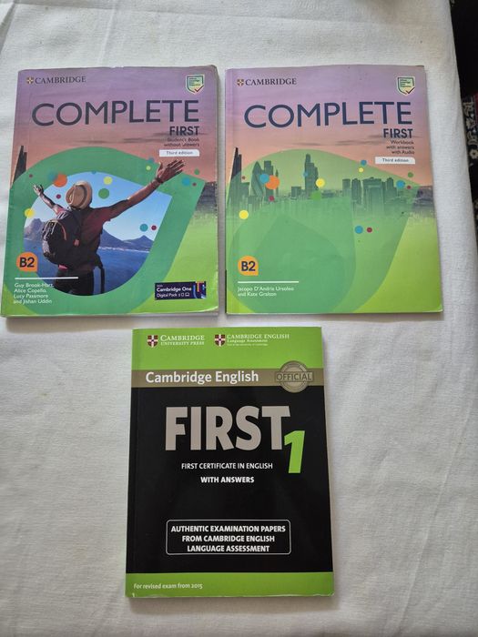 Livros Cambridge First B2