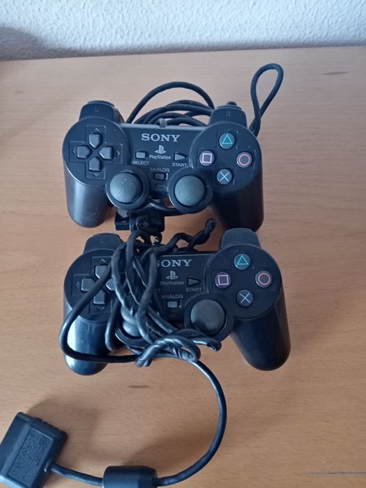 Ps2 Slim 4 jogos 2 comando ps2