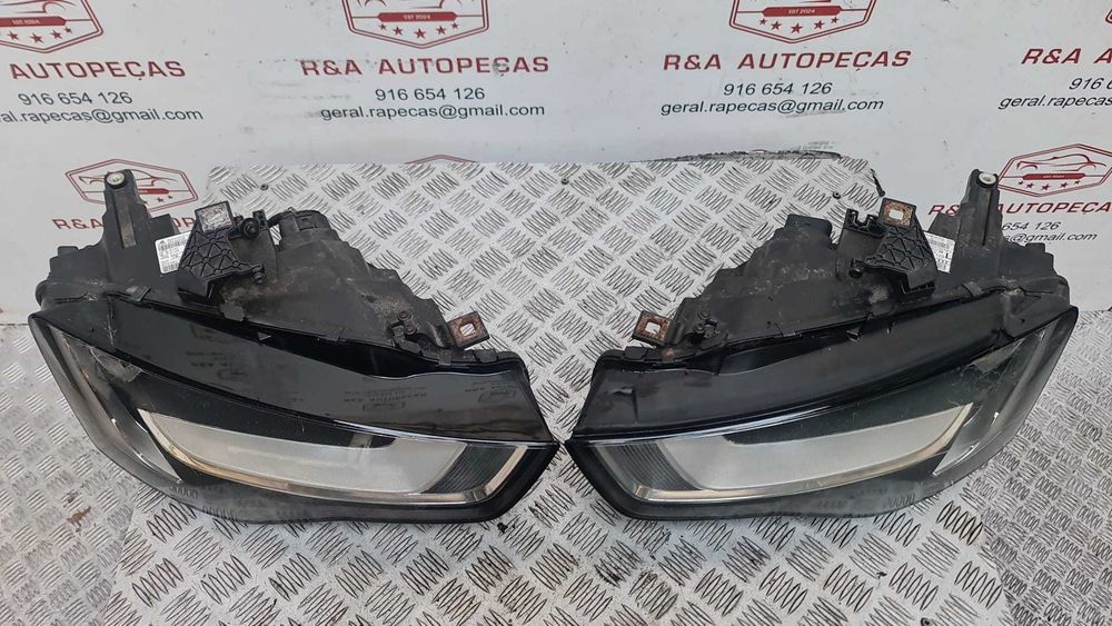 Óticas Ótica Farol Faróis Frente Frontal Direita Esquerda Audi A5 8T Facelift Original