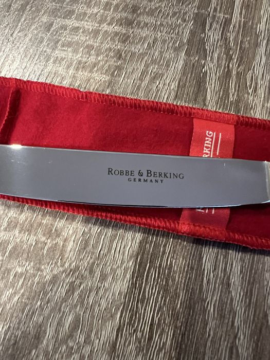 Robbe & Berking Spaten noże srebro 925 komplet 2 szt