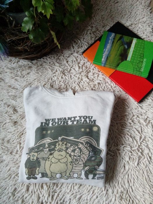 Cropp wygodna bluza z kapturem męska kangurka ciepła rozmiar L