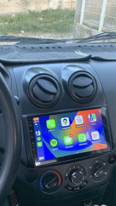 Якісна магнітола CarPlay швидкий процесор Шевроле Авео т250 ЗАЗ VIDA