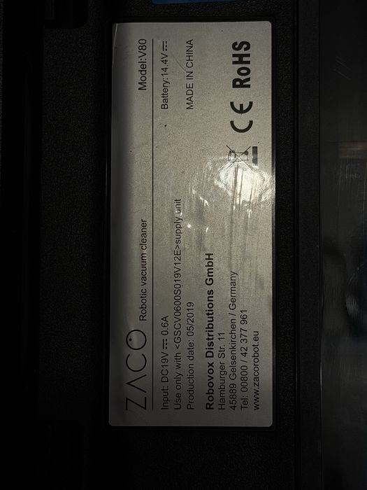 Робот-пилосос ZACO V80