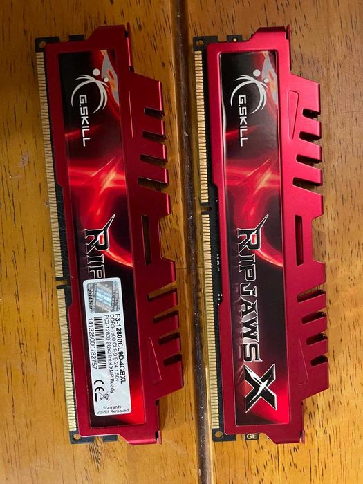 G.Skill RipJawsX 2x 4gb RamSticks