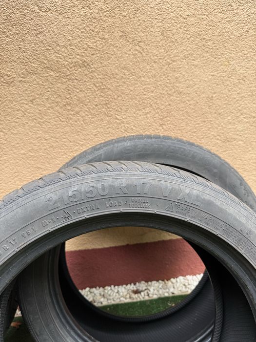 Opony zimowe 215/50 R 17 - 2x Continental / 2x Semperit