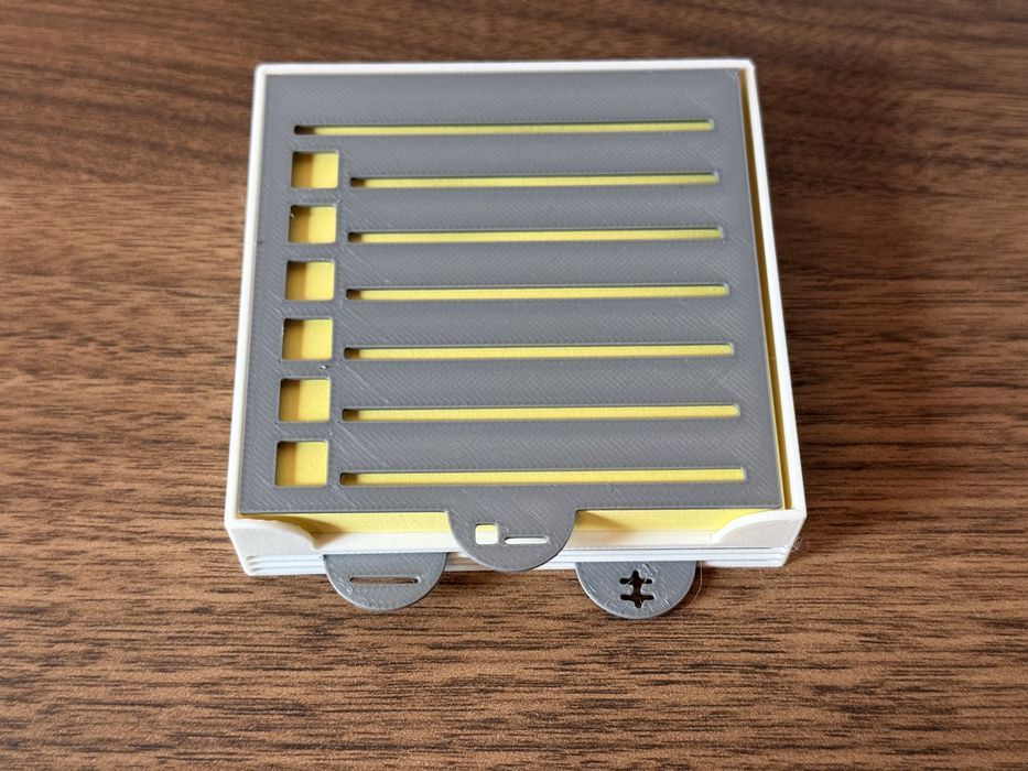 Suporte para Post-its com modelos