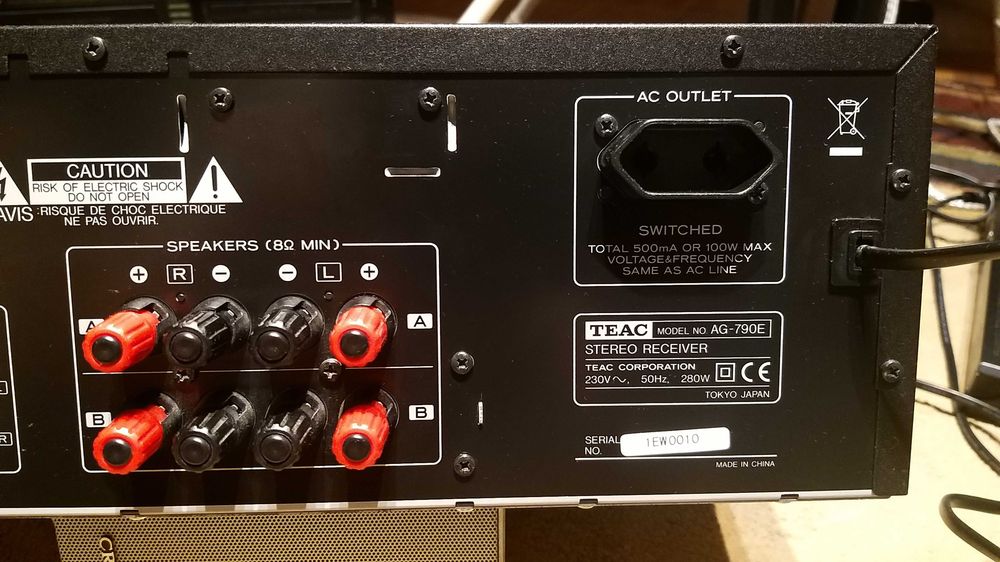 amplificador teac AG 790 ur