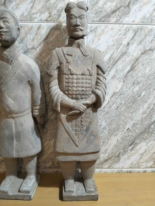 Lote 4 guerreiros terracota da china (Raros) (ver desconto no texto)