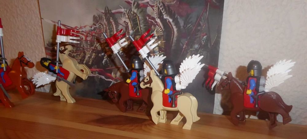 POLSKI HUSARZ, Oryginalna Figurka Lego, Rycerz, HUSARIA - POLSKA DUMA!