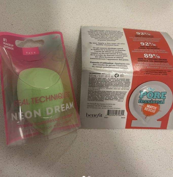 Nowe gabka do makijażu i benefit pore pro