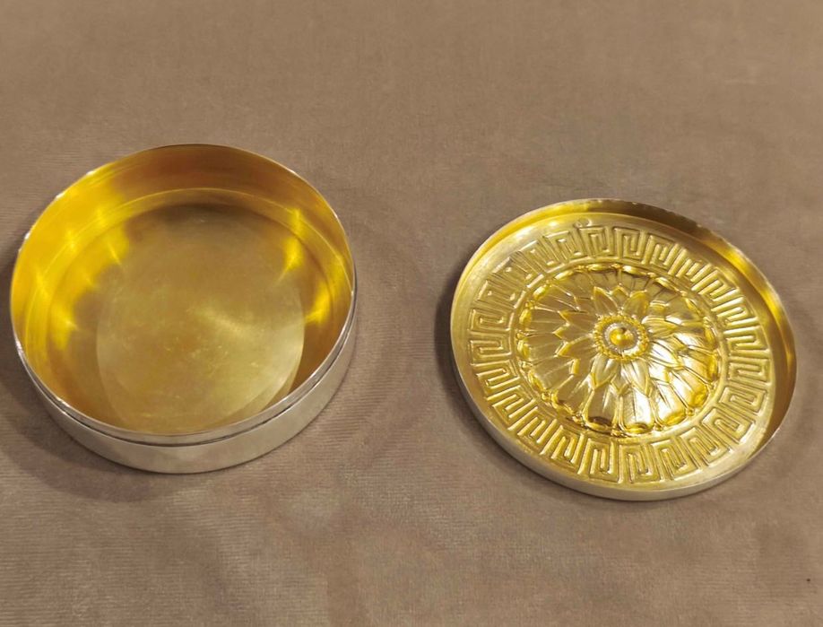 Caixa Guarda-Joias Prata Javali