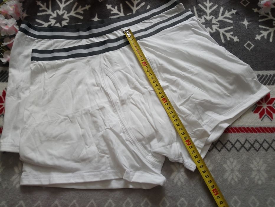 Find bokserki męskie, slipy 2XL 2szt białe