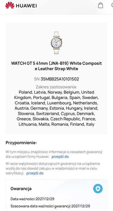 Huawei Watch GT 5 41 mm