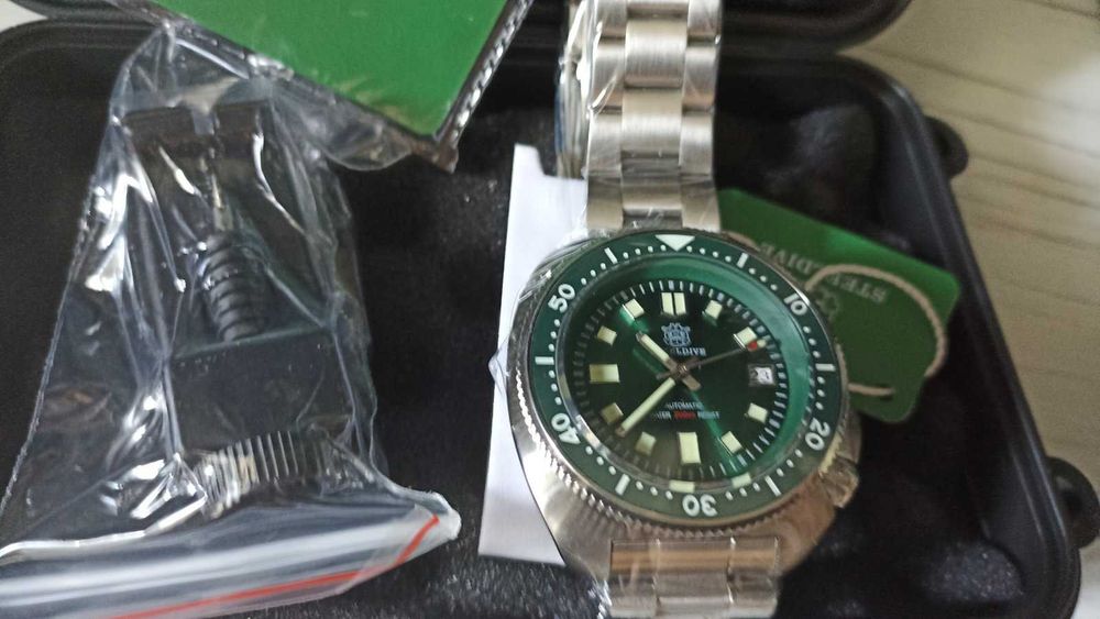Часы Черепаха STEELDIVE SD1970 хомаж  Seiko Captain Willard. 200м.