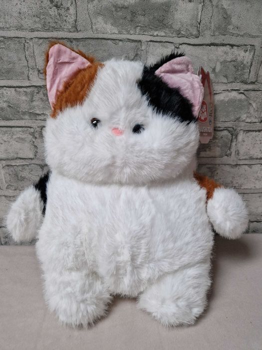 Kot grubasek - śmieszna przytulanka lub poduszka