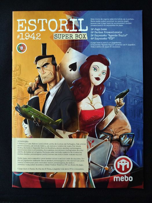 Jogo de Tabuleiro Estoril #1942 Edição Especial Super Box Completo Como Novo