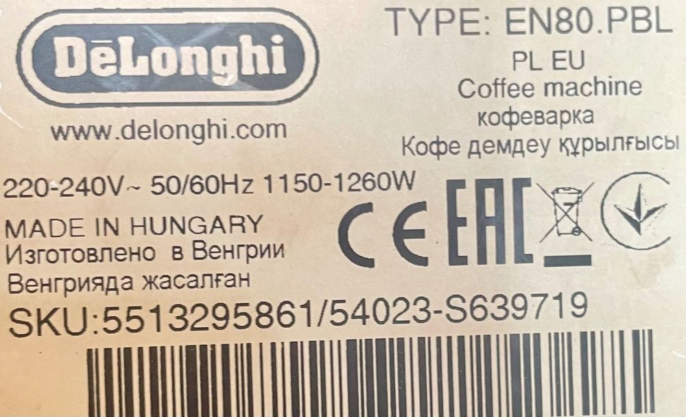 Máquinas de Café Nespresso Krups e Delonghi