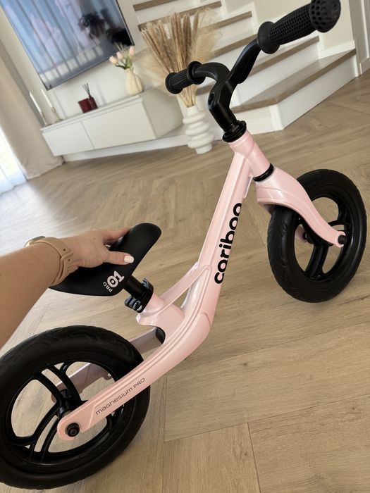 Rowerek biegowy Cariboo Magnesium Pro rożowy