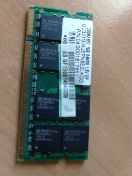 Оперативна память для ноутбука 1GB
