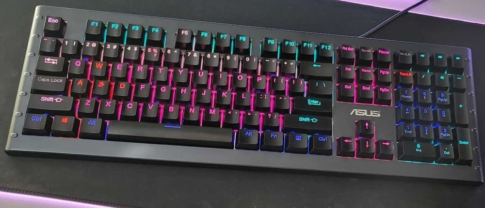 Teclado Mecânico Asus Sagaris GK1100 RGB US Cherry MX Backlit