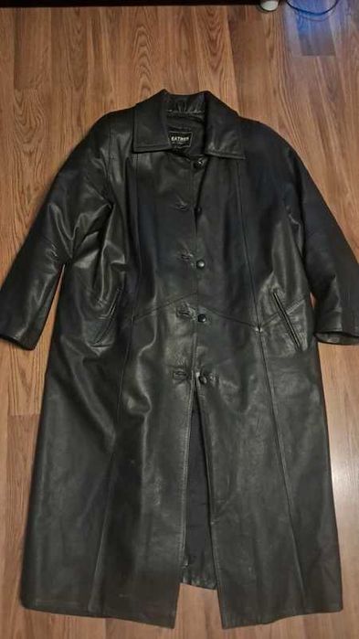 Kurtka płaszcz skórzany skóra naturalna L XL 40 42 wiosna