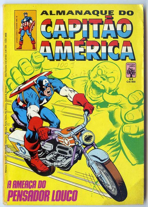 Banda Desenhada Antiga - Capitão América - 1984