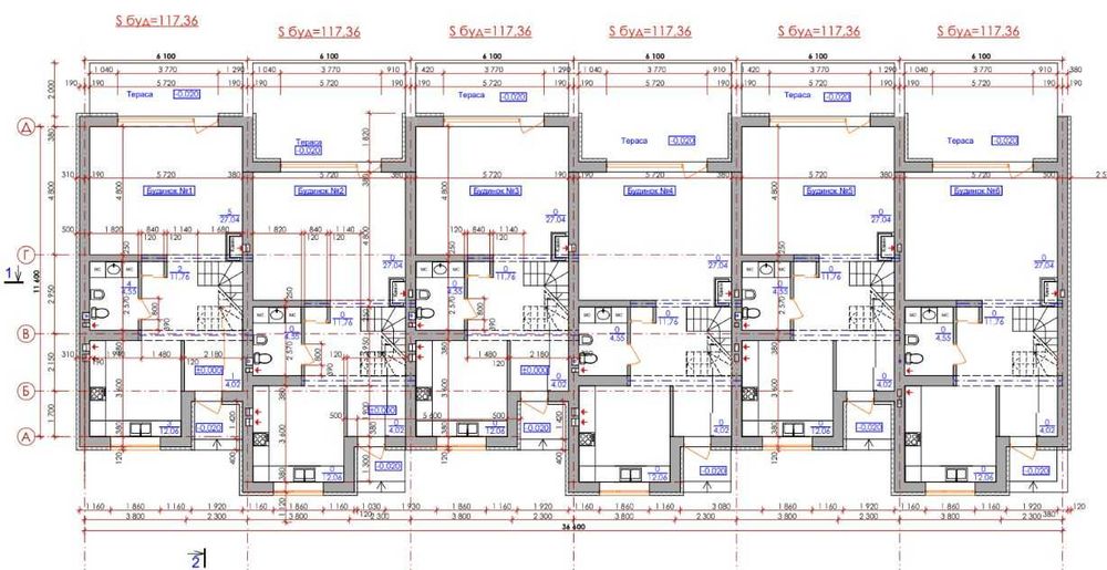 КАЛИНОВА СЛОБОДА / Будинок (таунхаус) №2 / Розтермінування 18 міс.