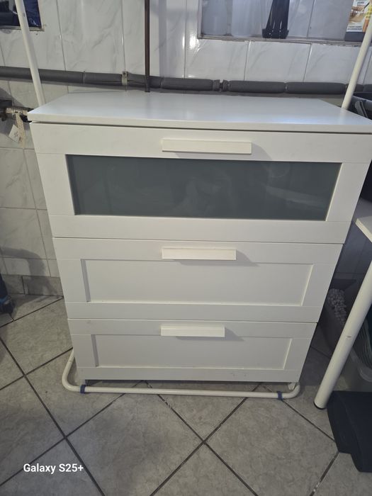 Ikea Brimnes komoda biały 78 cmszer x 95 wys