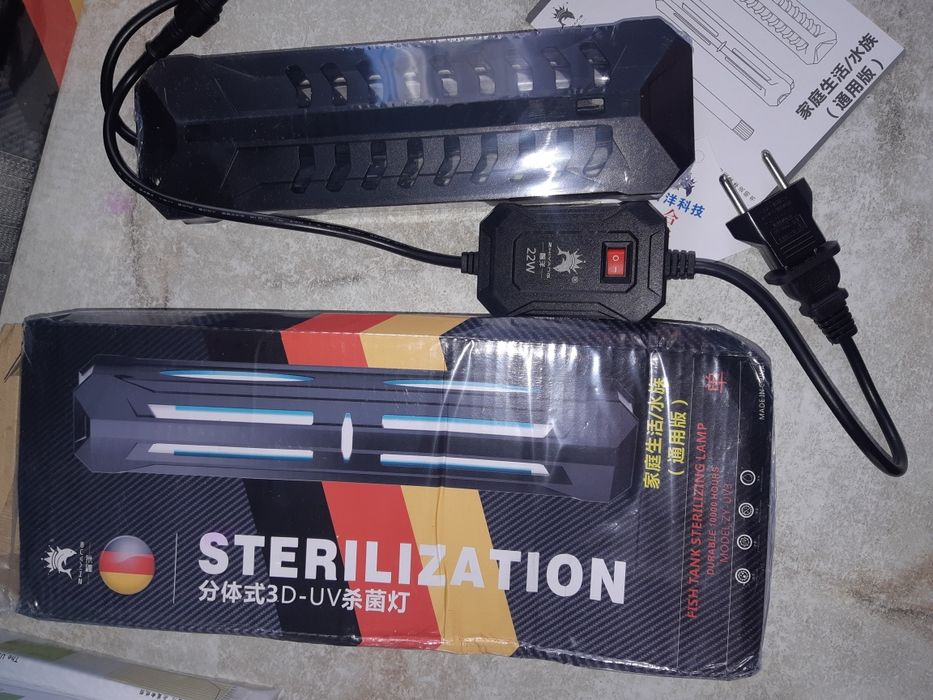 УФ лампа-стерилізатор герметична 3\5\7\9\11\13\22 Вт, UVC Fish Friend