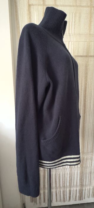 Adidas - Oryginalny Wełniany męski kardigan - XL