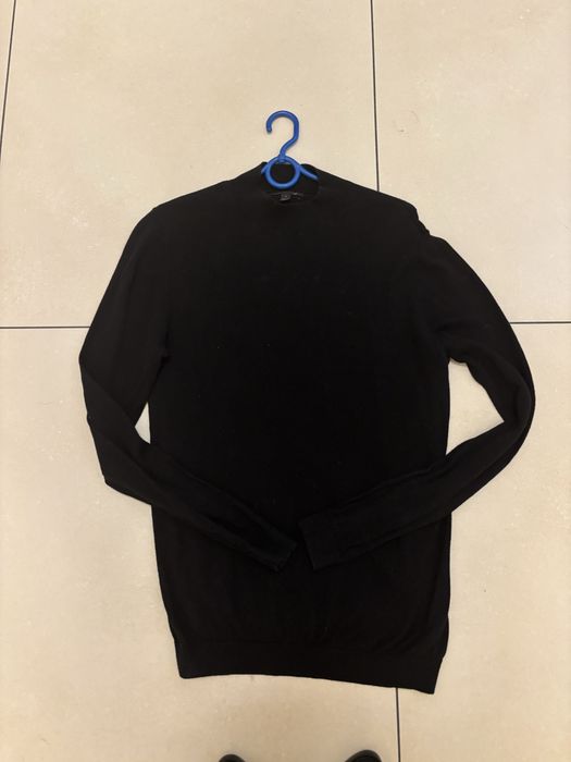 Czarny bawelniany polgolf meski asosa uniwersalny