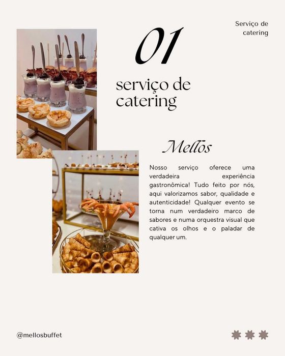 Organização Eventos Mello's Buffet Casamento