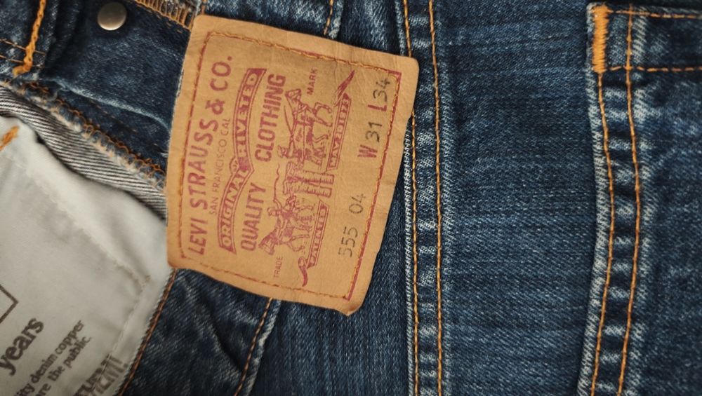Spodnie dżinsowe  Levi's męskie 31 34
