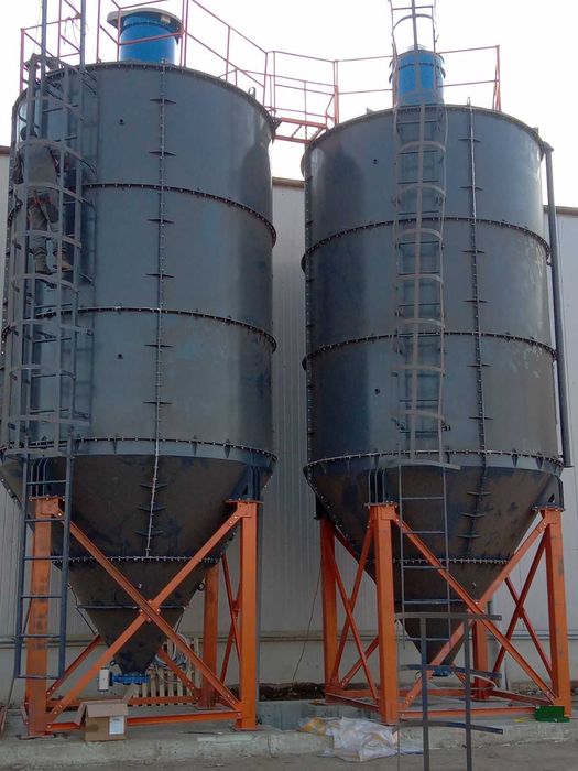 Силос для цемента, порошка разборный, разборной, Бункер, банка, бсу